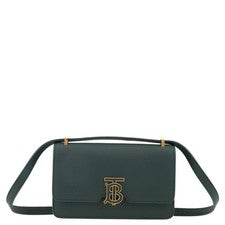 Bolso Burberry Mini TB 8074080 de cuero granulado de vid para dama