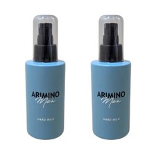Arimino Men Hard Milk 100g x 2 (Arimino Styling Cera, Cuidado del Cabello, Cera para el Cabello, Transparente)