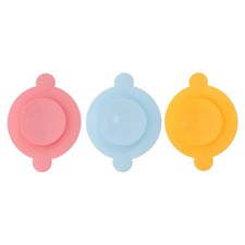 Placas de succión de silicona 3 piezas | Ventosas de doble cara | Utensilio de silicona