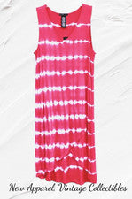 Vestido sin mangas asimétrico DESIGN HISTORY para mujer talla XL, maxi vestido sin mangas