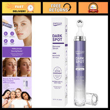 Removedor de manchas oscuras para rostro y cuerpo, melasma y corrector de manchas solares con rodillo de 360°