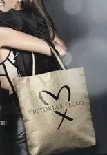 Bolso de Mano Victoria’s Secret Oficial Desfile de Moda Dorado Glamour Brillo