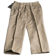 JOS A BANK TRAVELER'S COLLECTION Pantalones a Medida Ajuste Tostado 40x29 Sarga Nuevos con Etiquetas