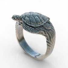 Hawaii Tortuga Marina Plata Esterlina 925 Anillo Joyería Nuevo Océano Aliento Marino