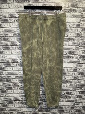Corredores deportivos alternativos con cordón para hombre corbata verde troquelada talla grande