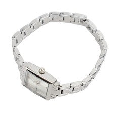 Women Stainless Steel Wristwatch Rhinestone Fashionable Rectangular Water Pr▏