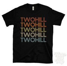 CAMISETA ESTILO RETRO REPETIDO DOS HILLS para hombre y mujer novedad genial nombre regalo