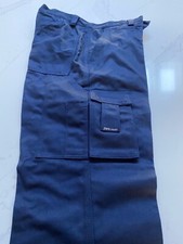 Nuevo Pantalón de Trabajo Hombre Azul Marino UPF + 50 Algodón Estilo Carga - Cintura 32"