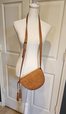 Bolso Bandolera Lucky Brand Bronceado Borlas Nuevo sin Etiquetas