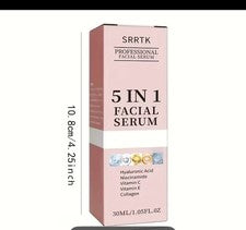 Suero facial 5 en 1 ácido hialurónico vitamina C niacinamida antienvejecimiento cuidado de la piel