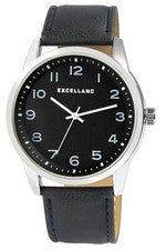 Große Herren Armbanduhr 45 mm Quarz Herrenuhr Uhr blau Ziffern Übersichtlich