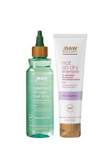 Kit de cuidado y peinado del cabello con azúcar cruda romero manzana sidra vinagre enjuague champú seco