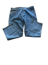Pantalones de mezclilla Wrangler para hombre talla 42*30 azul lavado claro estilo regular