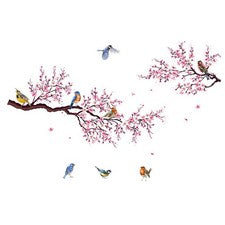 Pegatinas de pared extraíbles con temática floral ideales para proyectos de cambio de imagen del hogar