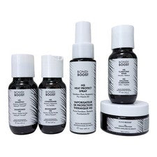 Bondi Boost Cuidado del Cabello Set de Viaje 5 Piezas HG Champú Acondicionador Mascarilla Spray Calor NUEVO