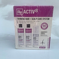 Sistema de adelgazamiento del cabello + cuero cabelludo Reactiv8 cabello teñido régimen de 3 piezas