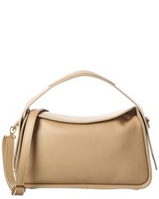 Bolso de hombro italiano de cuero para mujer