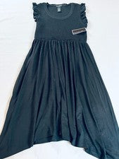 Vestido largo informal negro Design 365 para mujer talla S