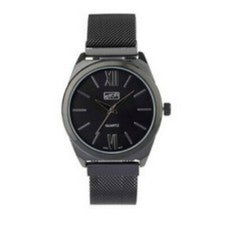 Reloj de pulsera Eton Mesh Bracelet acabado negro
