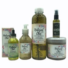 Kit de crecimiento de cabello Natural Chic Elip 5 piezas champú mascarilla aceite suero conjunto de tratamiento