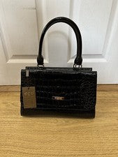 Bolso de moda Ego negro para mujer - Nuevo con etiqueta - 30 cm de largo y 22 cm de alto