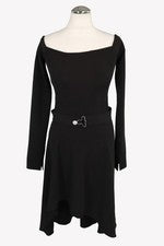 Moschino Damen Kleid Gr. 32 (IT 38) Schwarz NEU A-Linie Dress