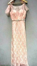 Vestido para mujer Aspeed Design talla M con chal, encaje rosa nuevo con etiquetas vestidos quiceañera