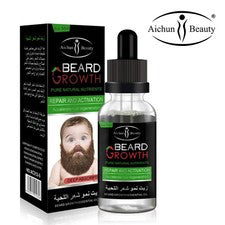 Suero de aceite de crecimiento de barba Aichun para hombres cuidado rápido de barba y bigote 30 ml