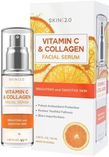 Suero facial iluminador de la piel con colágeno y vitamina C coreano anti manchas oscuras