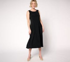Vestido pequeño para mujer Control PM Como Jersey Godet Midi negro A689247