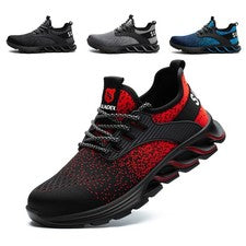 Zapatos de Trabajo SUADEEX Hombre y Mujer Ligeros Transpirables Gorra de Acero Zapatos