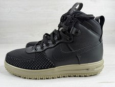 Nike Lunar Force 1 Duckboot Zapatos Negro Neutro Oliva DZ5320-001 Hombres 10.5 Nuevo sin caja