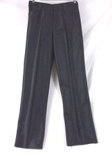Pantalones de vestir vaqueros Maximos Italia estilo occidental gris oscuro #95604 talla 32 359I