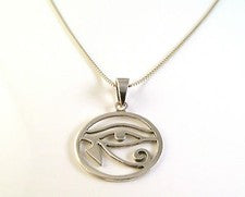 Colgante Ojo de Horus de plata de ley 925 hecho a mano se vende sin cadena