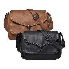 Bolso bandolera de cuero de moda para mujer con altillo Sling Bag