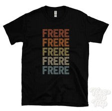 CAMISETA ESTILO RETRO REPETIDA FREE Hombre y Mujer Novedad Genial Nombre Regalo