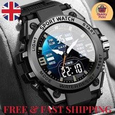 Reloj digital deportivo estilo militar para hombre - impermeable/múltiples colores Reino Unido.