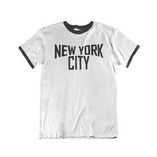 Nueva York CITY Lennon Hombres Algodón Timbre Camiseta Regalo Cumpleaños Estilo Retro