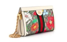 Bolso Cartera de Hombro Gucci Ophidia GG Floral Para Mujer Nuevo Auténtico