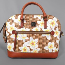 Bolso Bandolera Dooney & Bourke Para Mujer Nuevo Plumeria Cúpula Floral BPLUM1914