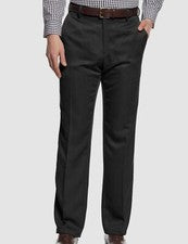 $85 Kenneth Cole Para hombres Negro Calce Ajustado Urbano Pantalones de Vestir Talla 40W 30L