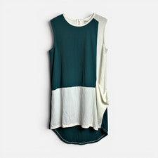 Vestido mujer KHUJO modelo: Tale blanco/verde S