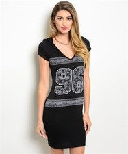 Para mujeres Moda Camiseta Atlética Vestido Patinador Deportivo Informal Ajustado Elastizado