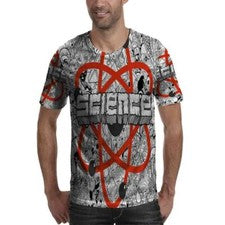 Science Men's Tshirt Fullprint Polyester