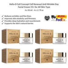 Helia-D Cell Concept Crema de Día Antiarrugas Regeneradora 55+ Todo Tipo de Piel x4