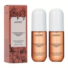 Ambientador de tamaño de viaje de larga duración en spray perfume de coco 2 piezas