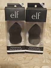 2-E.L.F.-Cosméticos-Esponja de Maquillaje Resaltante y Mezcla #85359-¡NUEVA/EN CAJA!