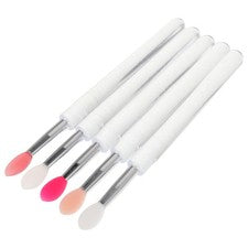5 Piezas Máscara Labial Silicona Cepillo Lipub Aplicador Herramientas de Belleza para Labios