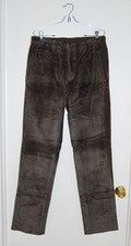 Pantalones de pana Scott James para hombre marrón garret frente plano talla 32 sin dobladillo nuevos con etiquetas