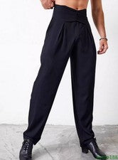 Para Hombres Traje Pantalones Pantalones Cintura Alta Elástico Recto Informal Retro Moda Baile